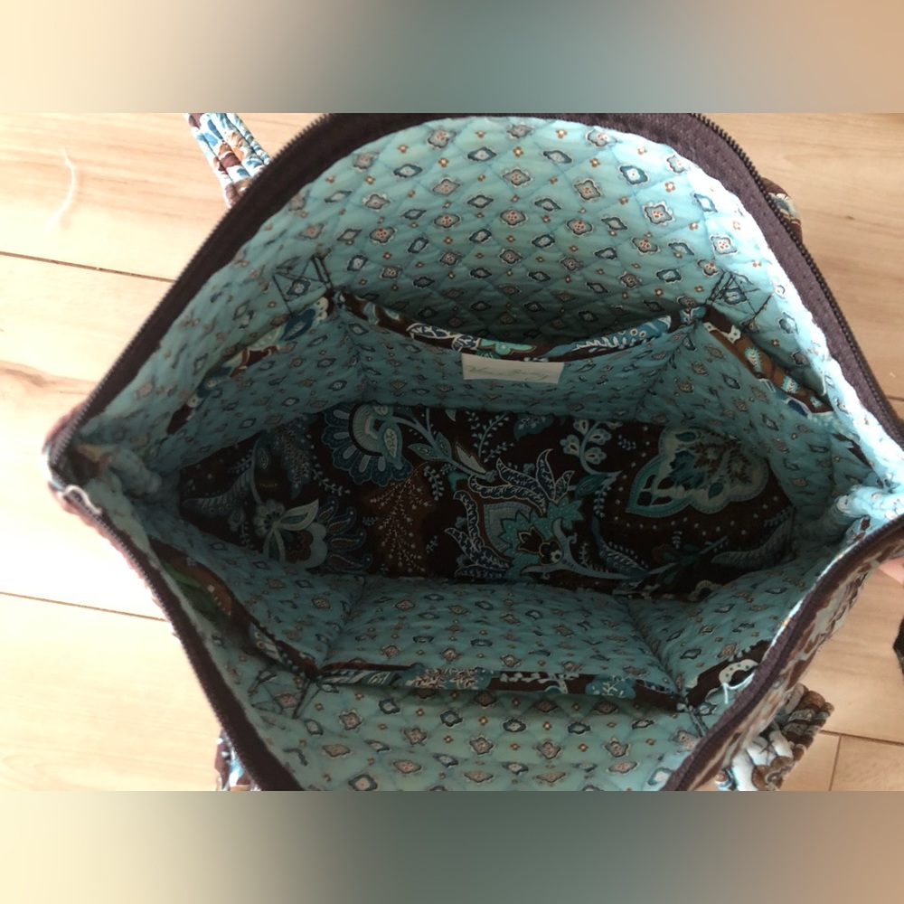 Retired Vera Bradley Java Blue Handbag - image 6